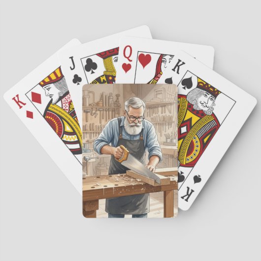 Carpenter speelkaarten (Achterkant)