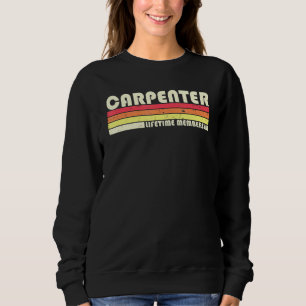 Carpenter Surname Retro 90s Birthday Reuni Trui