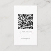 Carpenter timmerwerk diensten kleine bedrijven joi visitekaartje (Achterkant)