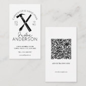 Carpenter timmerwerk diensten kleine bedrijven joi visitekaartje (Voorkant / Achterkant)