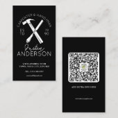 Carpenter timmerwerk diensten kleine bedrijven joi visitekaartje (Voorkant / Achterkant)