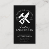 Carpenter timmerwerk diensten kleine bedrijven joi visitekaartje (Voorkant)