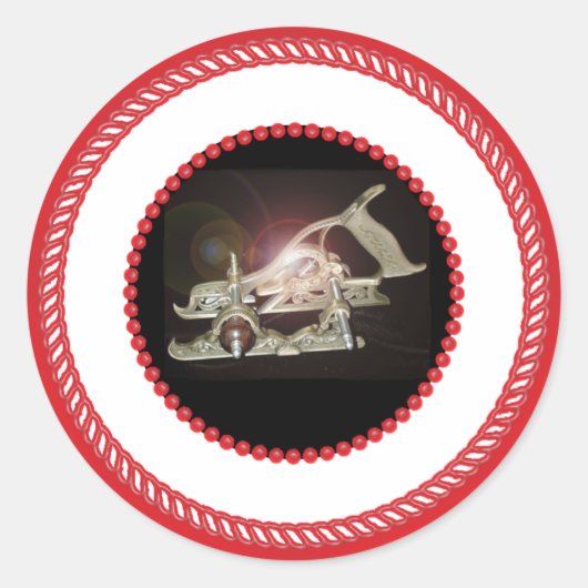 Carpenter Tool Jesse Tree-Sticker Ronde Sticker (Voorkant)