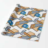 Carpenter Tools Cadeaupapier (Uitgerold)