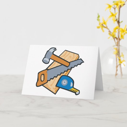 Carpenter Tools Kaart (Gele Bloem)