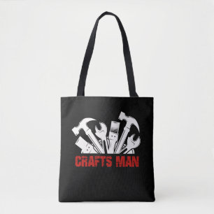 Carpenter Tools voor ambachtsman Tote Bag