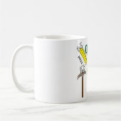 Carpenter Tools Whimsical Cartoon Art Koffiemok (Links)