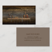 Carpenter Tools Woodworking Professional Wood Visitekaartje (Voorkant / Achterkant)