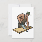 Carpenter-uitnodigingen Kaart (Voorkant)