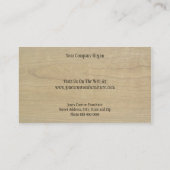 Carpenter Visitekaartje (Achterkant)