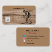 Carpenter Visitekaartje (Voorkant / Achterkant)