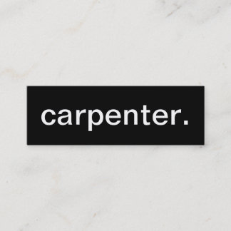 Carpenter Visitekaartje