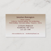 Carpenter Visitekaartje (Achterkant)