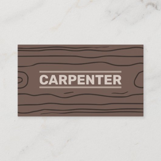 Carpenter Visitekaartje (Voorkant)
