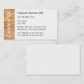 Carpenter-Visitekaartjes Visitekaartje (Voorkant / Achterkant)