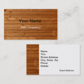 Carpenter-Visitekaartjes Visitekaartje (Voorkant / Achterkant)