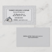 Carpenter-Visitekaartjes Visitekaartje (Voorkant / Achterkant)