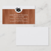 Carpenter-Visitekaartjes Visitekaartje (Voorkant / Achterkant)