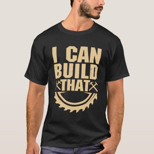 Carpenter voor mannen Papa Carpenter Woodwerker H T-shirt (Voorkant)