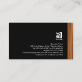 Carpenter Wood Texture Services vakkundigheid Visitekaartje (Achterkant)