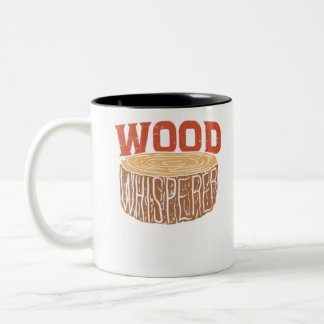 Carpenter Wood Whisperer Gift Tweekleurige Koffiemok