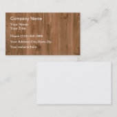 Carpenter Woodgrain Background Art Visitekaartje (Voorkant / Achterkant)