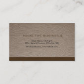 Carpenter Woodwerker Professional Tool Wood Visitekaartje (Achterkant)