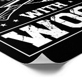 Carpenter Woodworking I Good with Wood Tools Poster (Hoek)