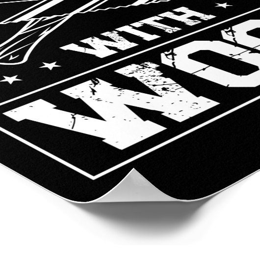 Carpenter Woodworking I Good with Wood Tools Poster (Hoek)