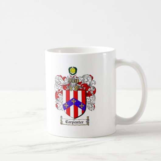 CARPENTERFAMILIE CREST - KOOLSTOF VAN WAPENS KOFFIEMOK (Rechts)