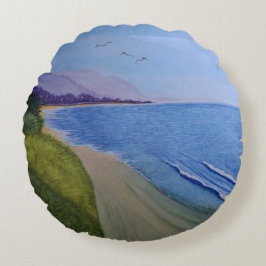 Carpenteria Coast Rond Kussen