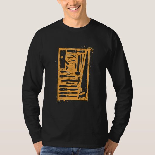 Carpentermen Dad Woodworking T-shirt (Voorkant)