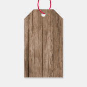 Carpenter's bruiloft cadeaulabel (Achterkant)