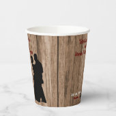 Carpenter's bruiloft papieren bekers (Links)