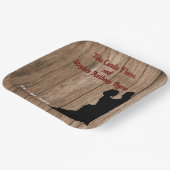 Carpenter's bruiloft papieren bordje (Gebogen)