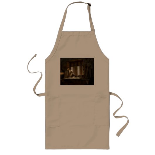 Carpenters Busk Workshop Apron Lang Schort (Voorkant)