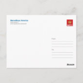 Carpenters Hall, Philadelphia Briefkaart (Achterkant)