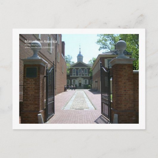 Carpenters Hall, Philadelphia Briefkaart (Voorkant)