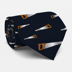 Carpenters Old Saw Fun Woodarbeider Stropdas