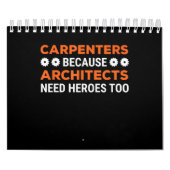 Carpenters omdat architecten behoefte hebben aan h kalender (Hoes)