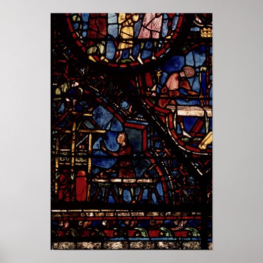 Carpenters op het werk, van het leven in St. Poster (Voorkant)