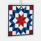 Carpenter's Star Barn Quilt Ornament (Rechts)