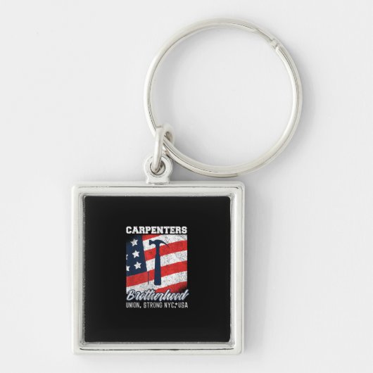 Carpenters Union Strong, New York Sleutelhanger (Voorkant)