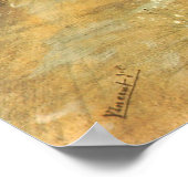 Carpenter's Yard en wasgoed van Vincent van Gogh Poster (Hoek)