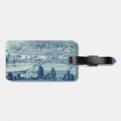 Carpentersville Illinois 1871 City Uitzicht Bagagelabel (Achterkant horizontaal)