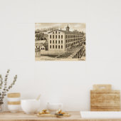 Carpentersville Illinois Iron and Bolt Co. 1871 Poster (Keuken)