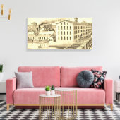 Carpentersville Illinois Iron en Bolt Co. Canvas Afdruk (Insitu (Woonkamer))
