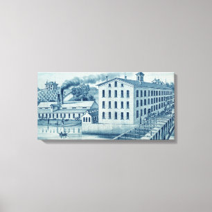 Carpentersville Illinois Iron en Bolt Co. Canvas Afdruk