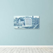 Carpentersville Illinois Iron en Bolt Co. Canvas Afdruk (Insitu (Houten vloer))