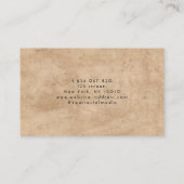  Carpentry Carpenter Visitekaartje (Achterkant)